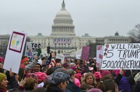 Anti-Trump protesters, attendees clash at Washington ‘Deploraball’