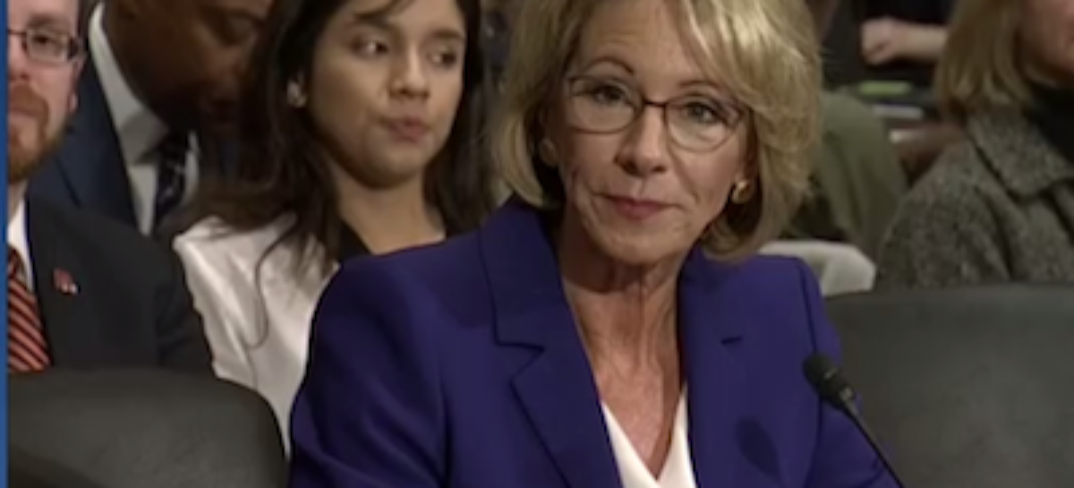 Betsy DeVos Education Secretary Confirmation Hearing