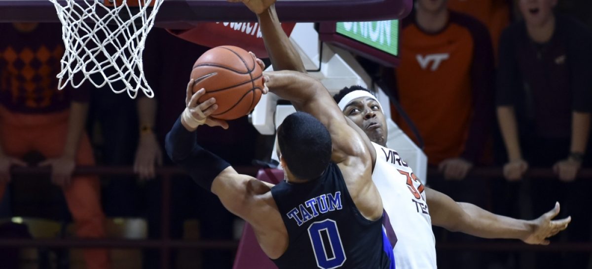 Bibbs lifts Hokies to 89-75 upset of No. 5 Duke