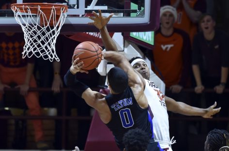 Bibbs lifts Hokies to 89-75 upset of No. 5 Duke