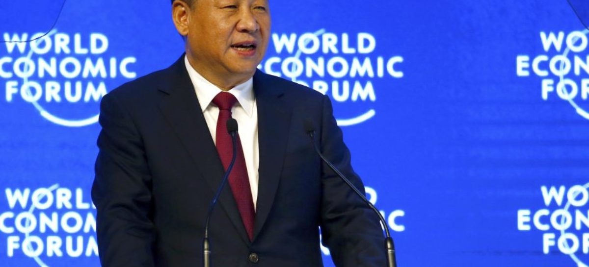 Chinese president addresses Davos forum for first time