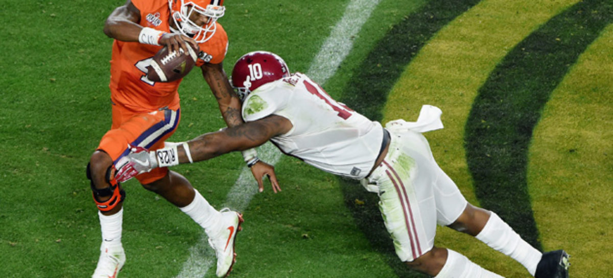 Can Clemson take out Alabama? Yes – if Tigers don’t go in ‘scared’