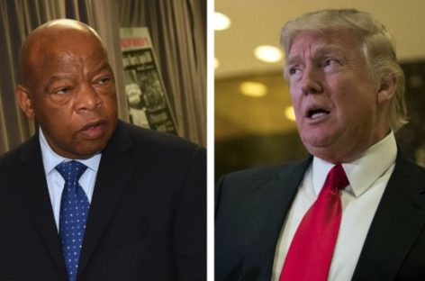 In Last Tweet, White House Features John Lewis Who Skipped Inauguration