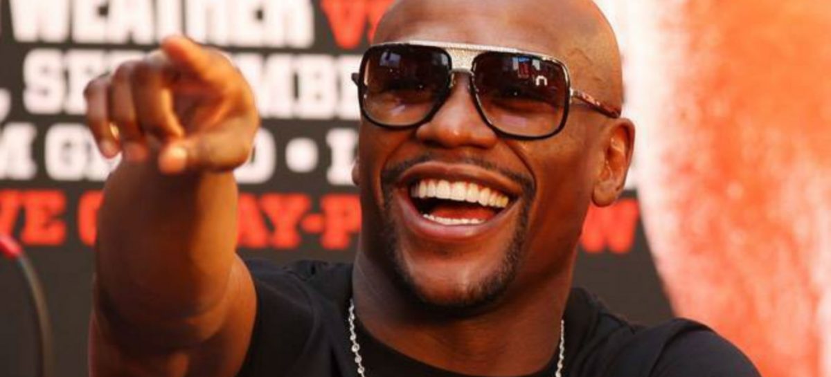 Mayweather throws down the gauntlet to McGregor