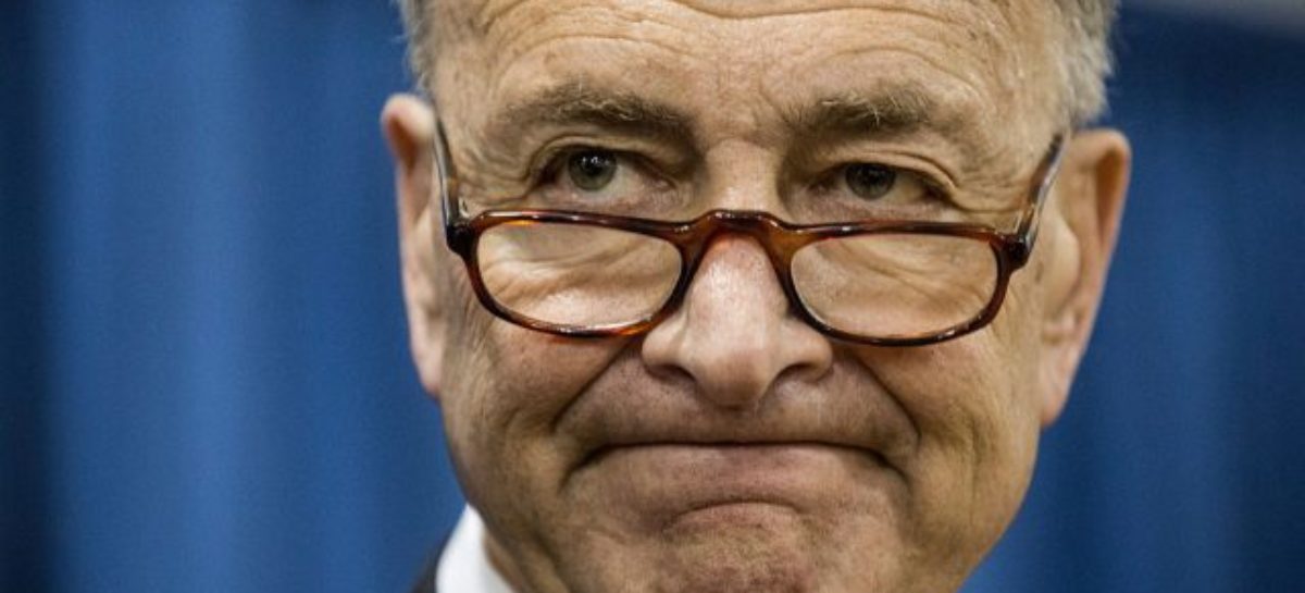 Schumer Unveils New Slogan for GOP’s Obamacare Repeal