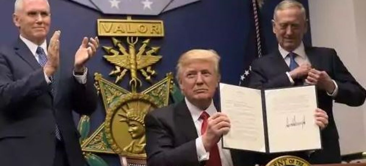 President Trump signs executive order targeting refugees