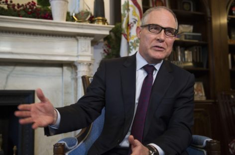 Pruitt at EPA confirmation: Human activity a factor in global warming