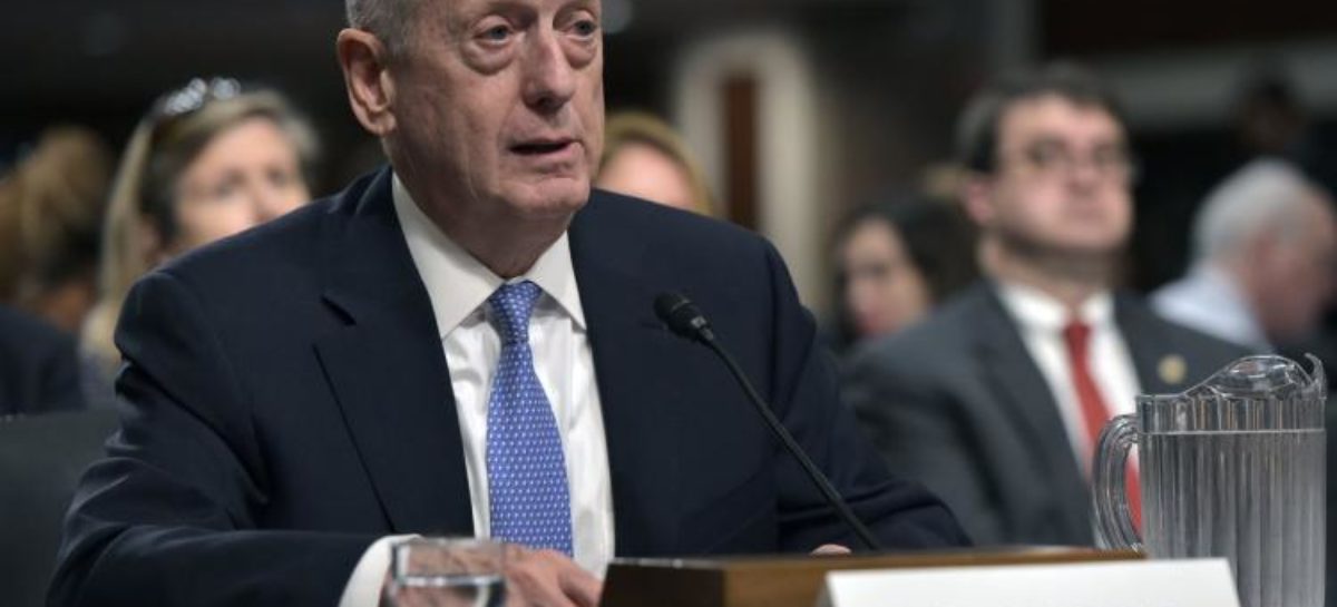 Defense Nominee James Mattis Breaks with Trump over Russian Federation