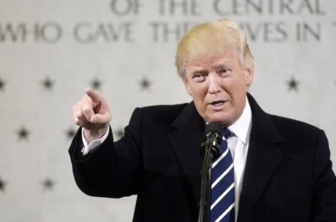 Trump to Central Intelligence Agency: ‘I am with you 1000 percent’