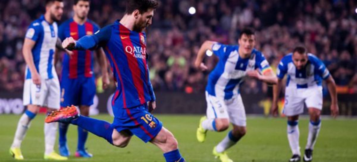 Lionel Messi salvages win for Barcelona with late penalty against Leganés