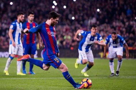 Lionel Messi salvages win for Barcelona with late penalty against Leganés