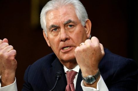 Rex Tillerson Confirmed As US Secretary of State