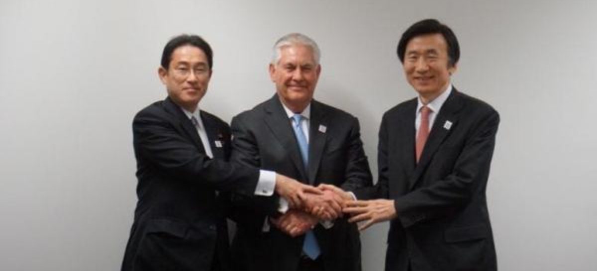 Rex Tillerson reaffirms defense pledge, condemns North Korea rights violations