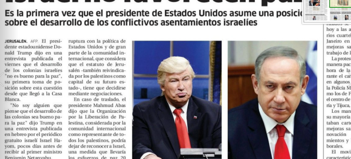 Newspaper mistakenly publishes Alec Baldwin photo instead of President Trump