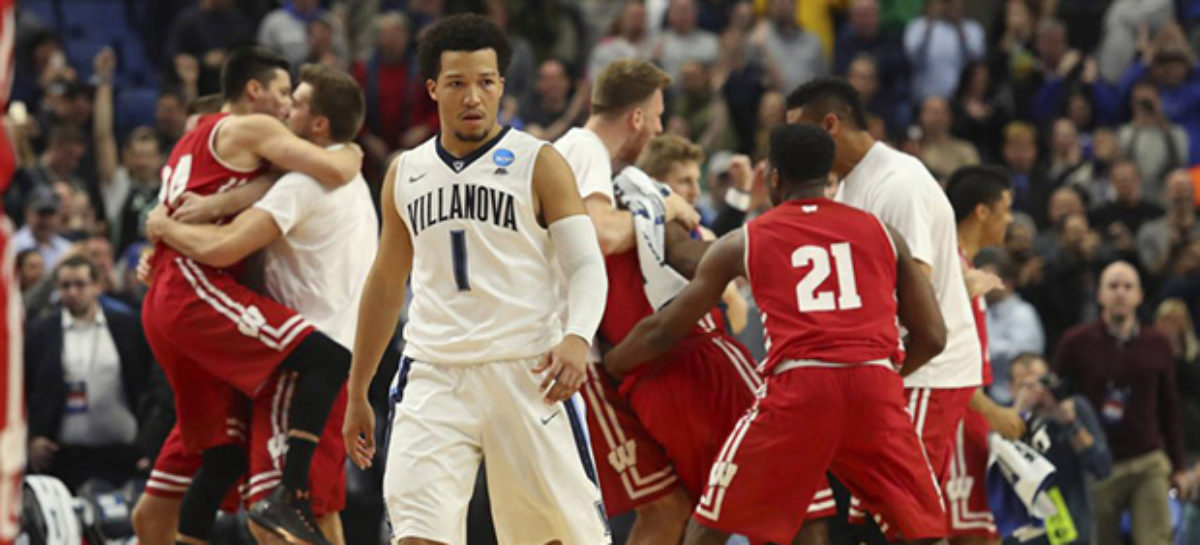 Basketball-Wisconsin ousts defending NCAA champions Villanova