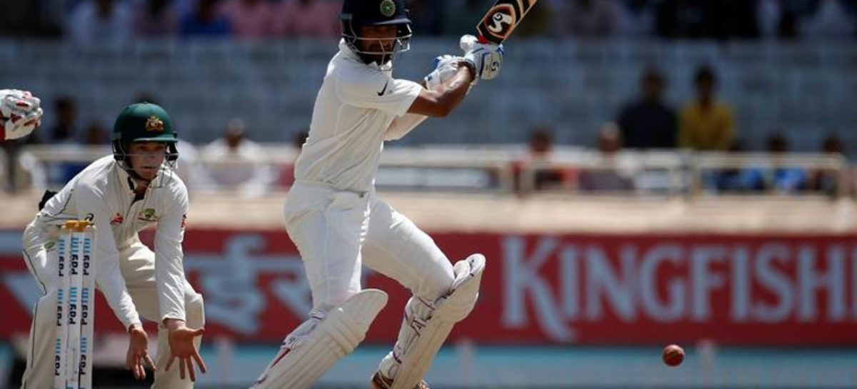 Pujara stands tall to keep India alive in Ranchi Test