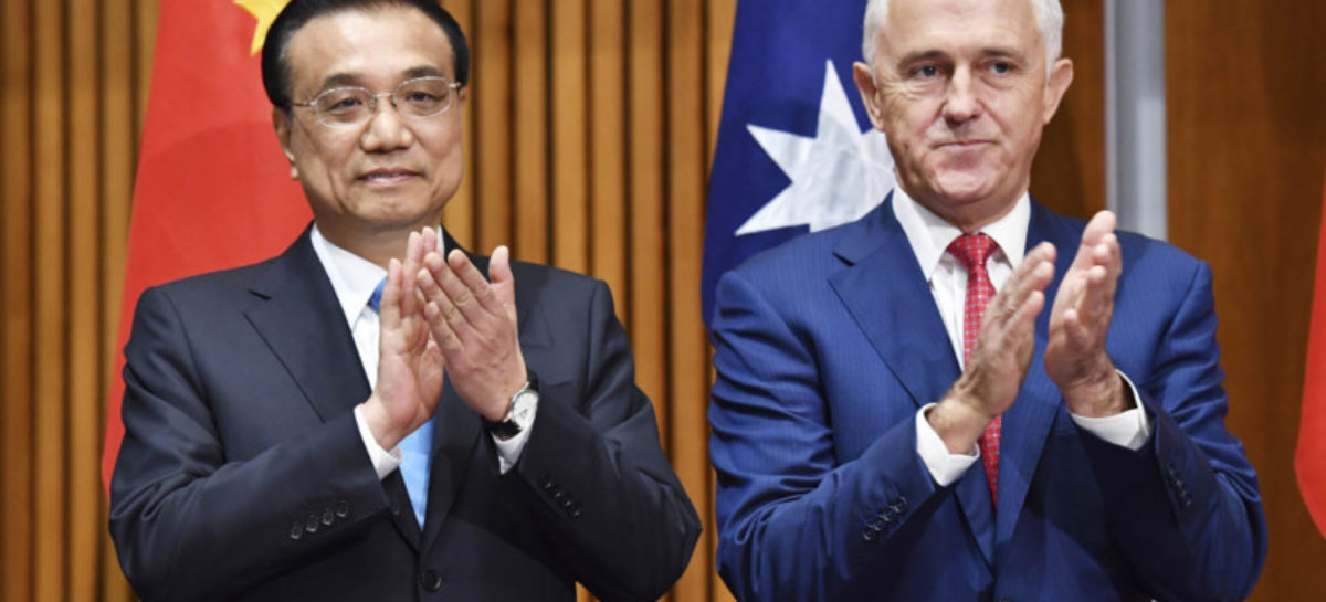 Chinese Premier Li Keqiang wraps up Australia visit following trade talks