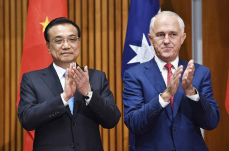 Chinese Premier Li Keqiang wraps up Australia visit following trade talks