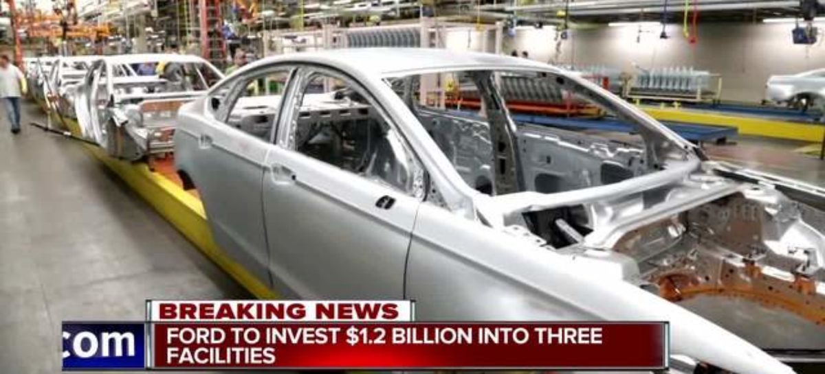 Ford reveals plan to invest $1.2 billion in MI plants