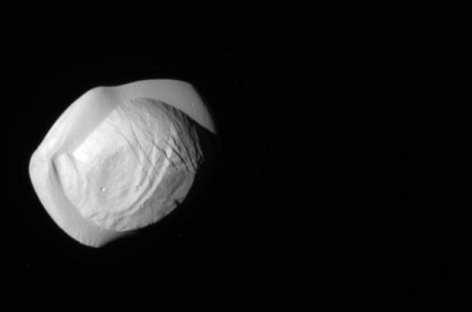 NASA reveals unusual shape of Saturn’s moon Pan