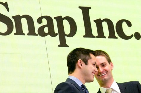 Snap shares rise on second day of trading