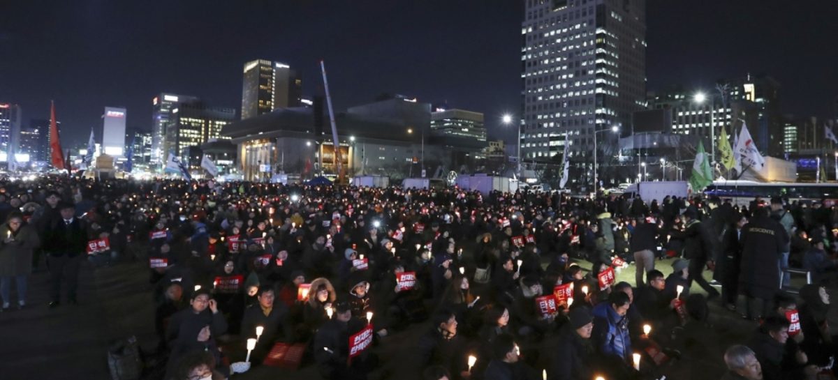 South Korea: President Succumbs to Scandal