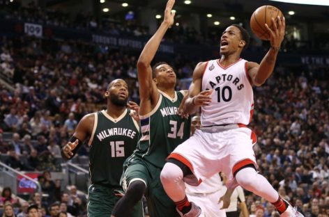 Antetokounmpo scores 28 points, Bucks beat Raptors 97-83