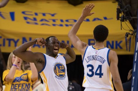 Durant shines in Golden State playoff debut in Game 1 win