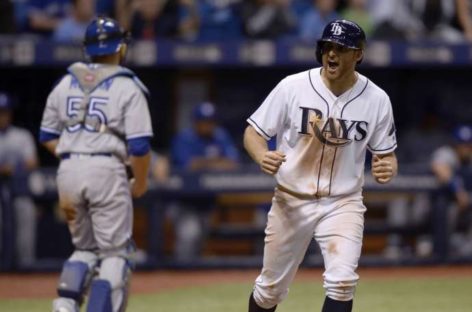 Lawrence walks home winner in MLB debut, Rays top Jays in 11