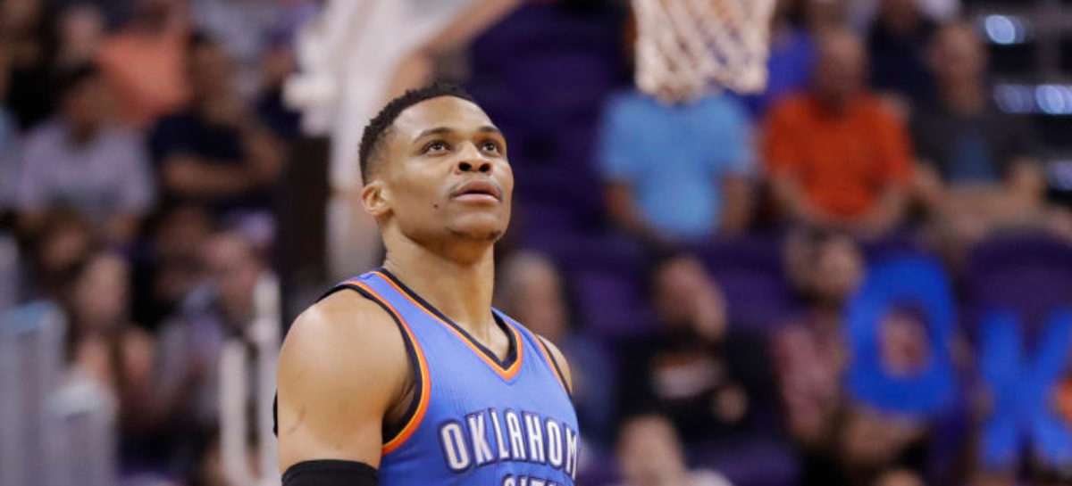 Westbrook sets triple-double record, Thunder beat Nuggets