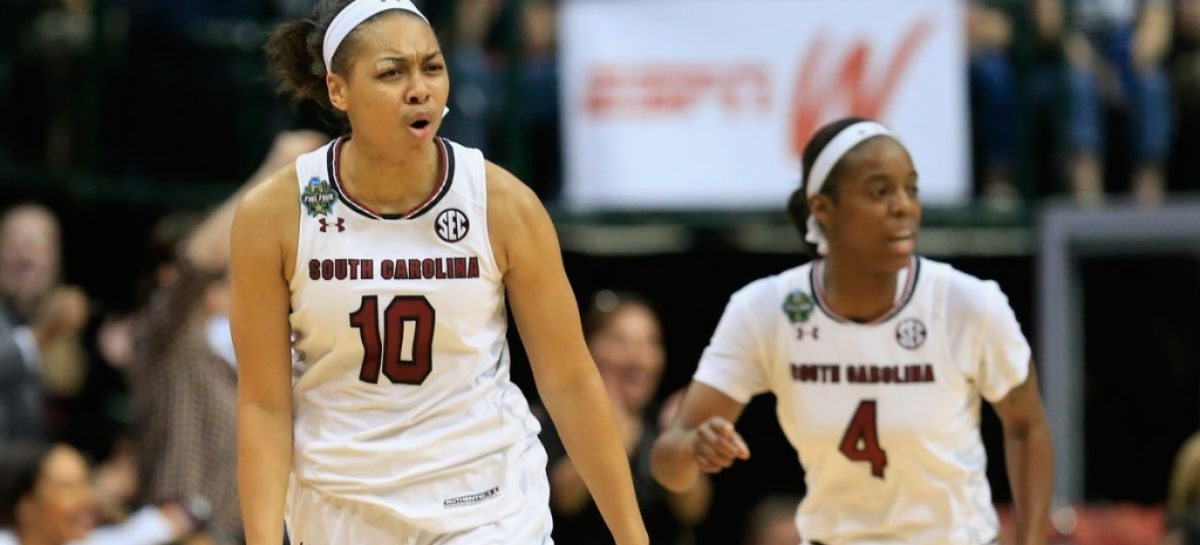 South Carolina wins 1st national title, beats Miss St 67-55