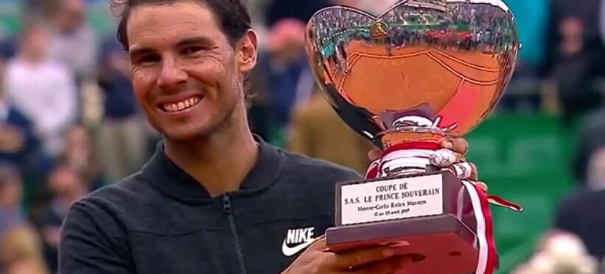 Nadal wins historic 10th Monte Carlo title