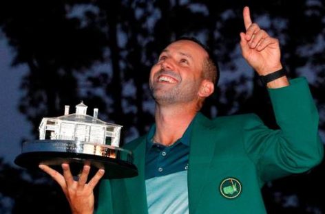 Masters: Emotional Sergio Garcia in exalted company at long last