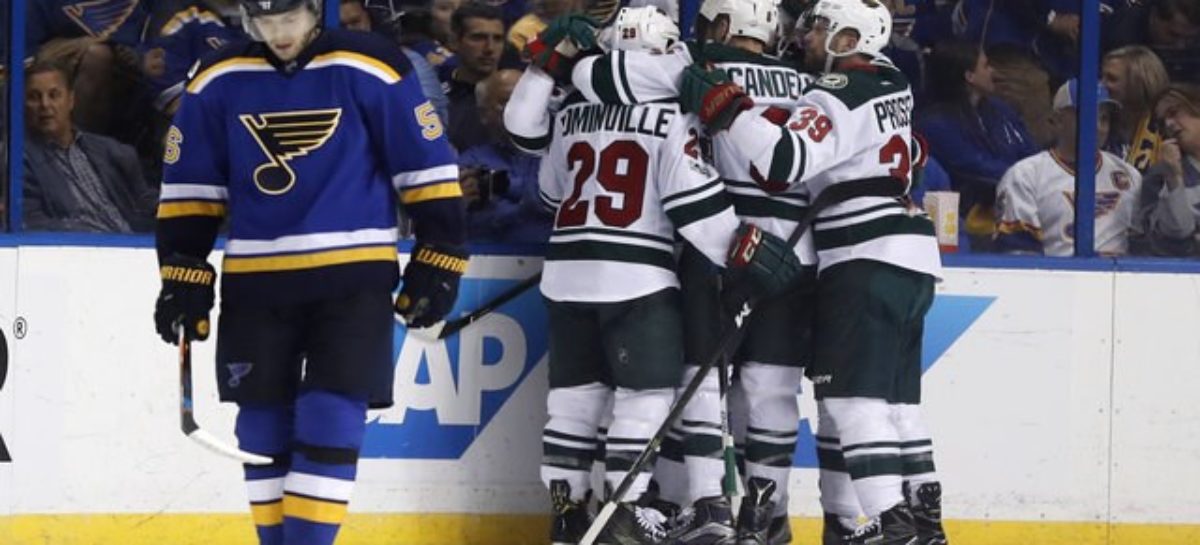 Dubnyk, Wild beat Blues 2-0 to avoid elimination