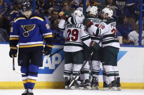 Dubnyk, Wild beat Blues 2-0 to avoid elimination