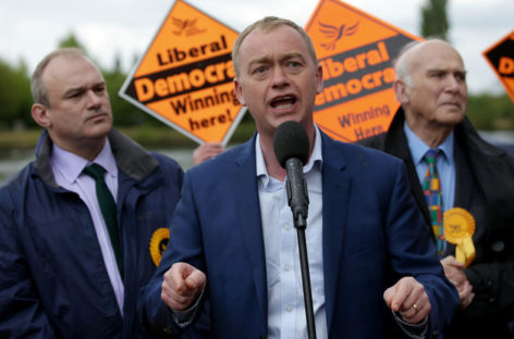 UK’s Lib Dem Promises Referendum on EU Deal With Option to Remain