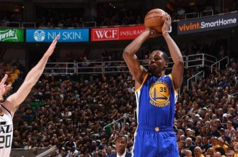 Durant scores 38 points, Warriors beat Jazz to take 3-0 lead