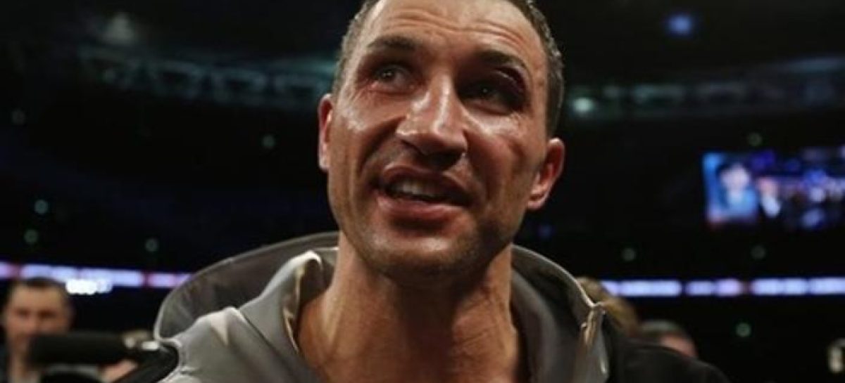 British heavyweight boxing star Joshua knocks out Klitschko