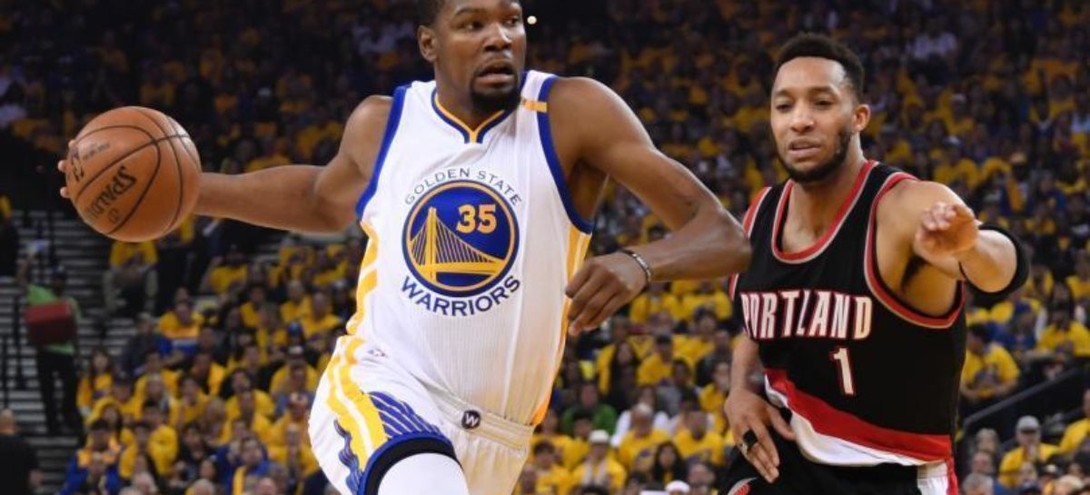 Warriors take 2-0 series lead on Blazers, win without Durant