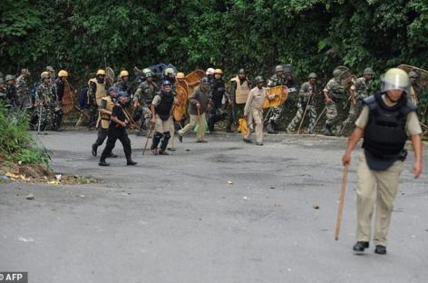 Clashes, protests intensify amid shutdown in India’s Darjeeling town