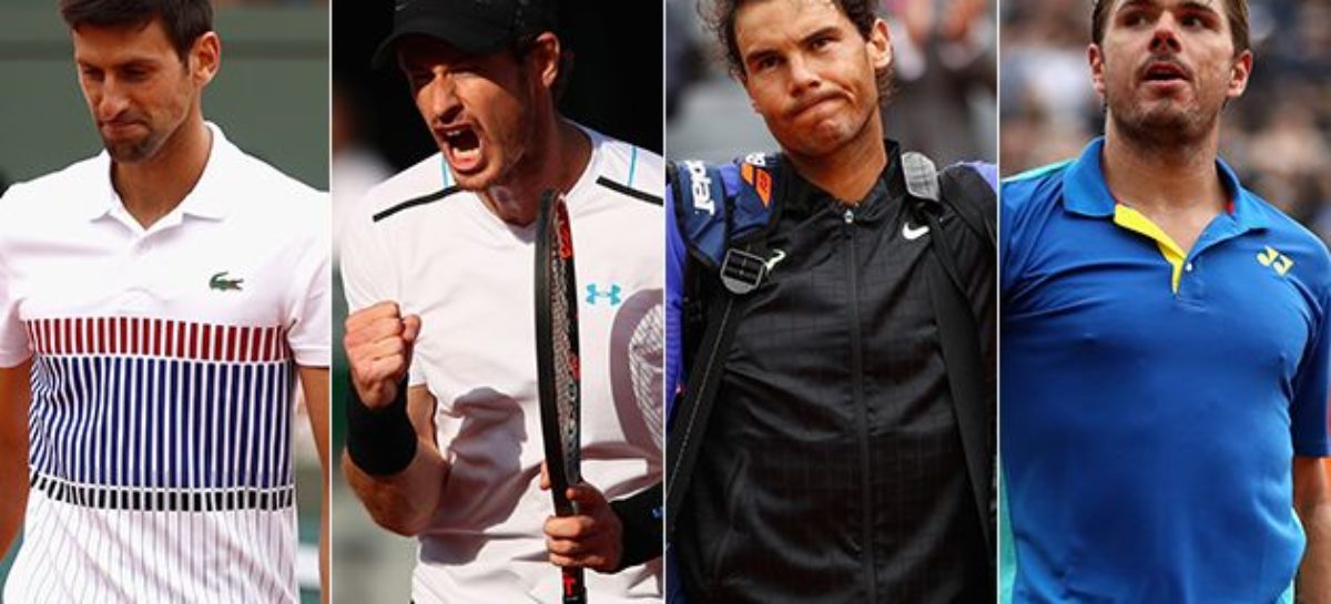 French Open semifinals: Murray-Wawrinka, Nadal-Thiem