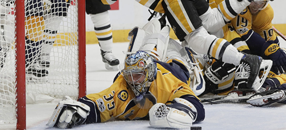 Penguins on cusp of history after destroying Predators