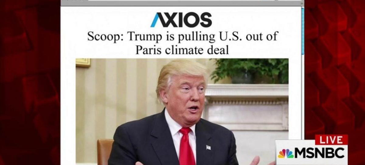 President Trump Pulling the US Out of the Paris Climate Accord