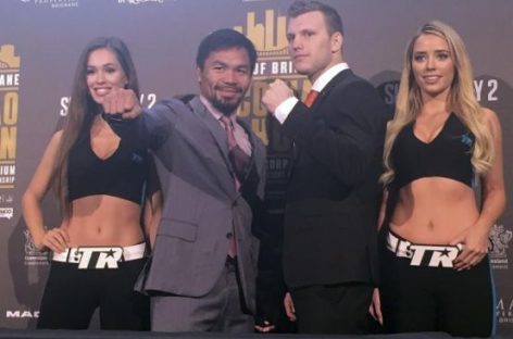 ESPN Boxing Weigh-in Results: Manny Pacquiao, Jeff Horn Make Weight