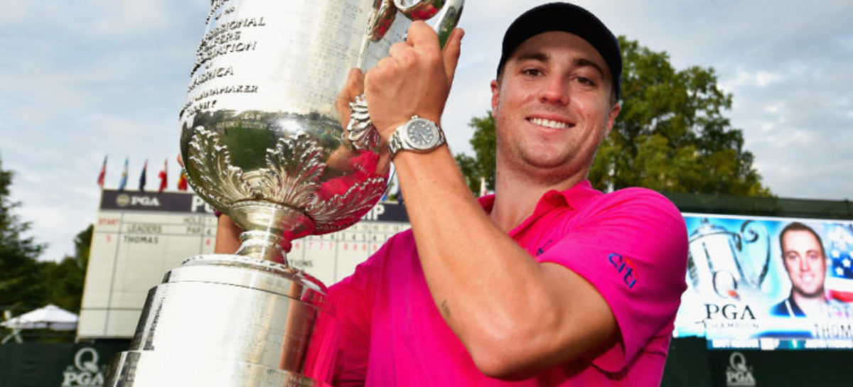 Justin Thomas wins PGA Championship, last golf major of 2017