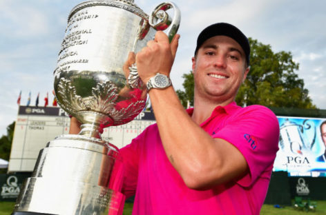 Justin Thomas wins PGA Championship, last golf major of 2017