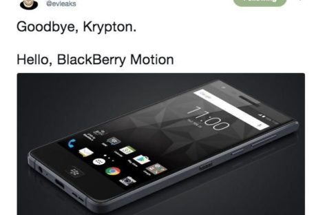 BlackBerry Motion Smartphone Is Now Official