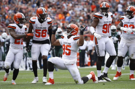 Former Texas A&M star Myles Garrett to make National Football League debut vs Jets