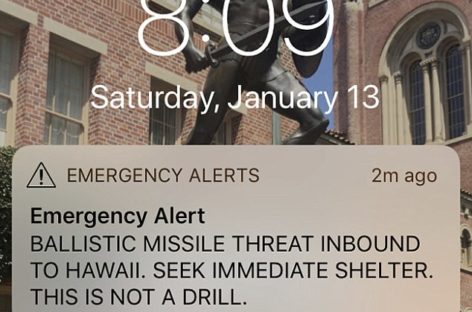 Days After Hawaii Alert Gaffe, Japan Issues False Alarm About Missile Launch