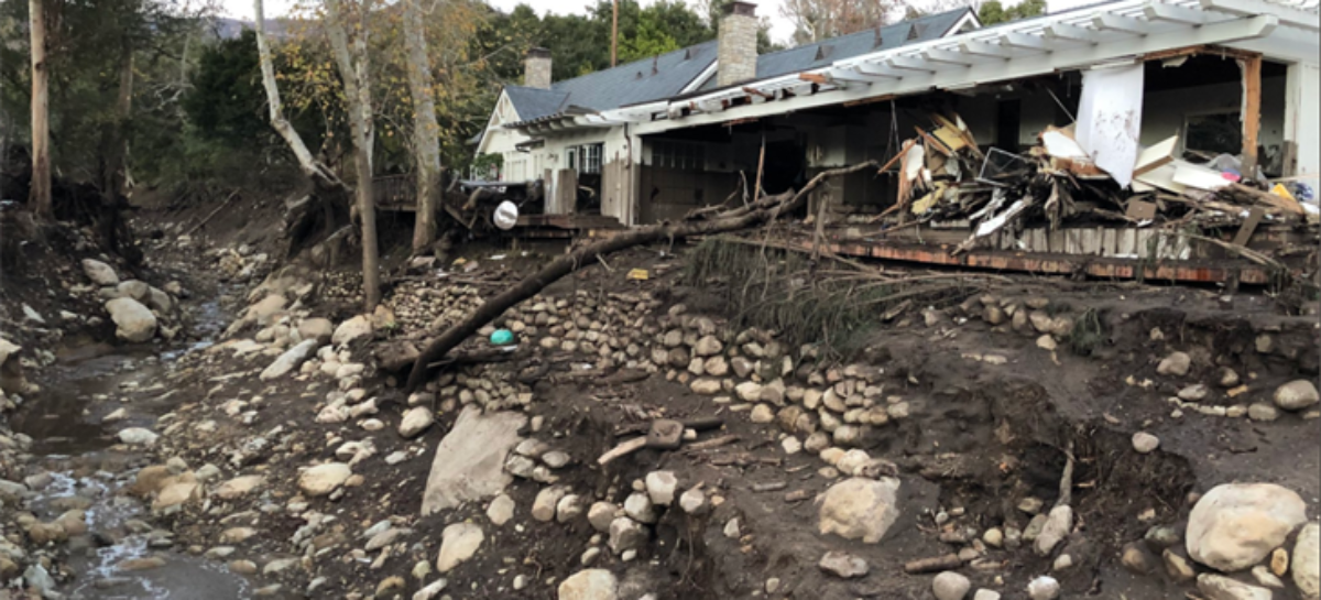 Ellen Gets Emotional Over Mudslide Devastation Near Montecito Home